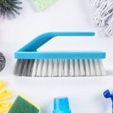 Cleaning brush with handle for clothes and floors