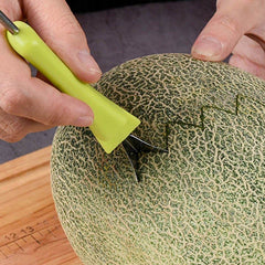 Using the fruit digger spoon on watermelon