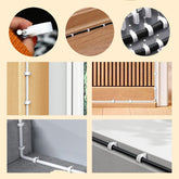 Plastic Cable Clips with steel nails for cable management