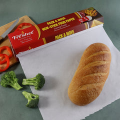Fresh food wrapped with Freshee non-stick food paper