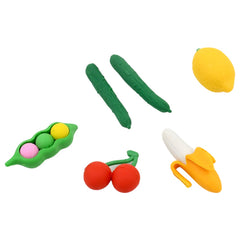 Erasers set displayed as party favors for kids