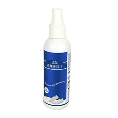 Shoe deodorizer spray with peppermint and tea tree ingredients illustration