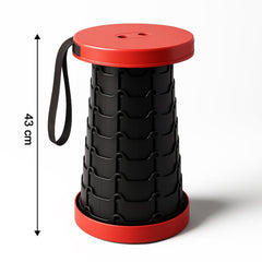 Portable Telescopic Folding Stool in use outdoors