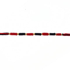 Cotton Thread Rakhi Red & Black