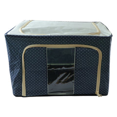 Clothes organizer bag with zipper closure