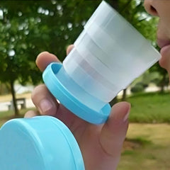 Folding tumbler cup expanded