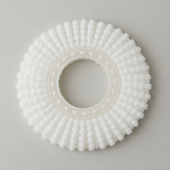 Clean snap twist mop refill head close-up