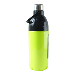 Reusable water bottle with leakproof screw cap