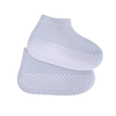 Non-Slip Silicone Rain Reusable Anti skid Waterproof Fordable Boot Shoe Cover (Large Size / 1 Pair / Mix Color)