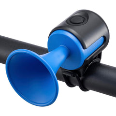 Electric bicycle air horn installed on bike handlebar
