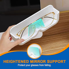 Close-up of sunglasses held in the wall organizer
