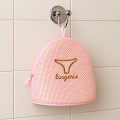 Lingerie Wash Bag – Dome-Shaped Protective Mesh Laundry Pouch with Zip Closure (1 Pc)