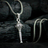 Silver Chain with Lord Hanuman Pendant