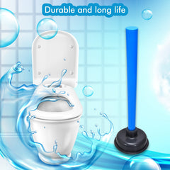 Powerful toilet plunger designed for various drains