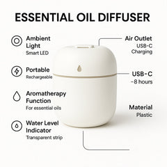 USB Cool Mist Humidifier in use