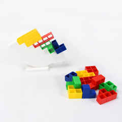 Children playing with 3D Tower Balance Game