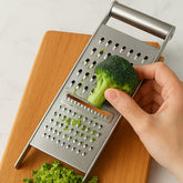 Apex 3-in-1 Stainless Steel Grater & Slicer kitchen tool