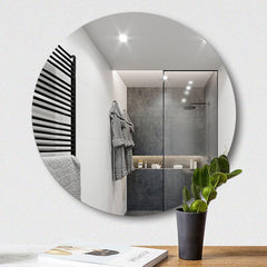 IlluSquare plastic mirror wall stickers in room decor