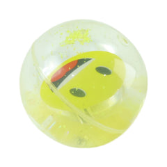 Transparent Water Ball Toy with Smiley Emoji