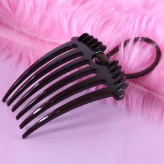 Hair comb clip for volume and buns