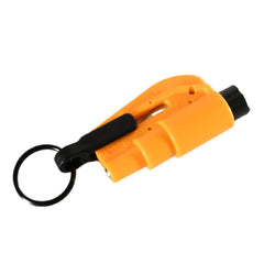 Heavy-duty glass breaker spike of the safety cutter keychain