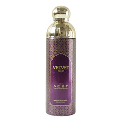 Next Velvet Oud perfume deodorant bottle view