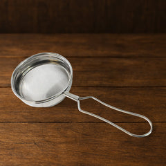 Apex Morning strainer ergonomic handle and hanging hook detail