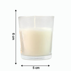 In'lief Blueberry Soy-Blend Votive Candle Glass – 50 gm (1 Pc)