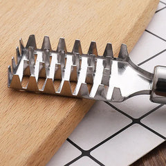 Ergonomic non-slip handle of fish scale remover