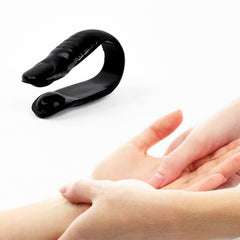 Person wearing LI4 Acupressure Clip for balance