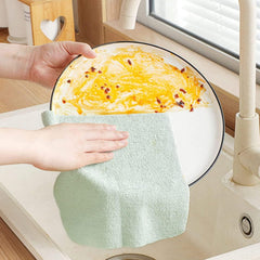 Cleaning cloth used on glass windows