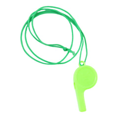 Plastic Sports Whistle with Neck Lanyard Loud Safety Whistle (1 Pc, Mix Color)