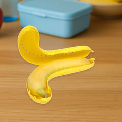 Banana case opened showing interior