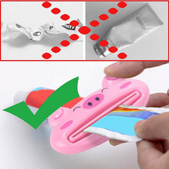 Animal design toothpaste tube squeezer, front view