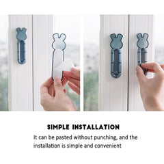 Door opener helper tool on white door