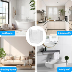 Napkin holder wall-mounted with easy pull design