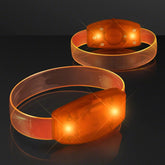 Multicolor LED running safety bracelet glowing in dark