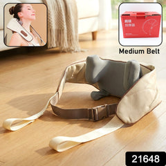 Side view of Adjustable Neck and Shoulder Massager Belt