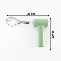 Electric whisk balloon attachment shown separated