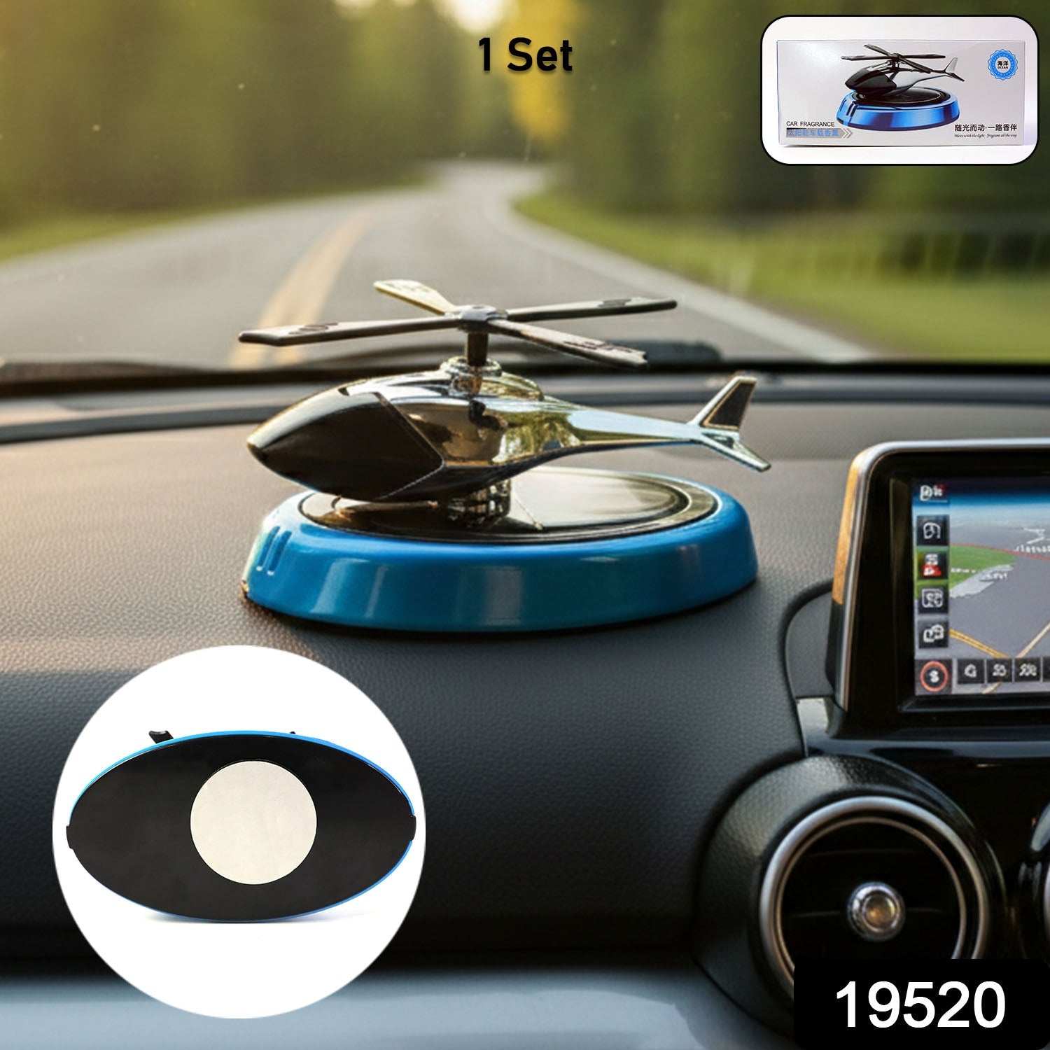 Car Air Freshener Dashboard Perfume in Helicopter Design