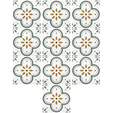 Peel and Stick Floor Tiles Kitchen / Bathroom Backsplash Sticker Detachable Waterproof DIY Tile Stickers for Wall Decoration Tiles Home Decoration (8x8 Inch / 1 pc Tiles)