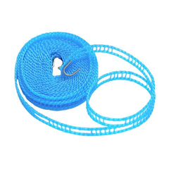 Stainless steel hooks attached to nylon clothesline rope