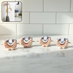 Close-up of Wall Mounted Clip Holder