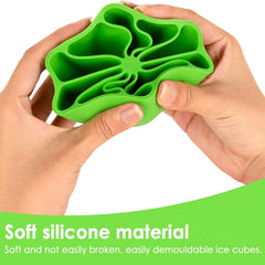 Fruit fizz lemon wedge silicone ice cube tray