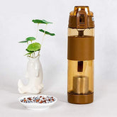 Alkaline Water Bottle with Food Grade Plastic, Stylish & Portable (Particulates Not Included)