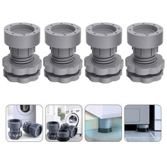 Plastic Washing Machine Vibration Feet (4 Pcs Set)