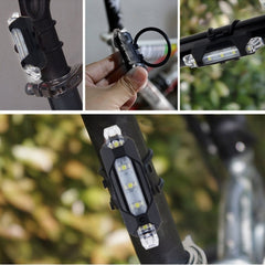 Bicycle LED light close-up