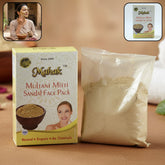 Herbal Multani Mitti and Sandal Face Pack packaging