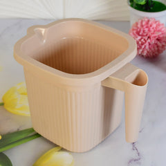 Blue Aqua Cube Plastic Bath Mug