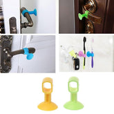 Self-Sucking Silicone Door Stopper attached to door handle